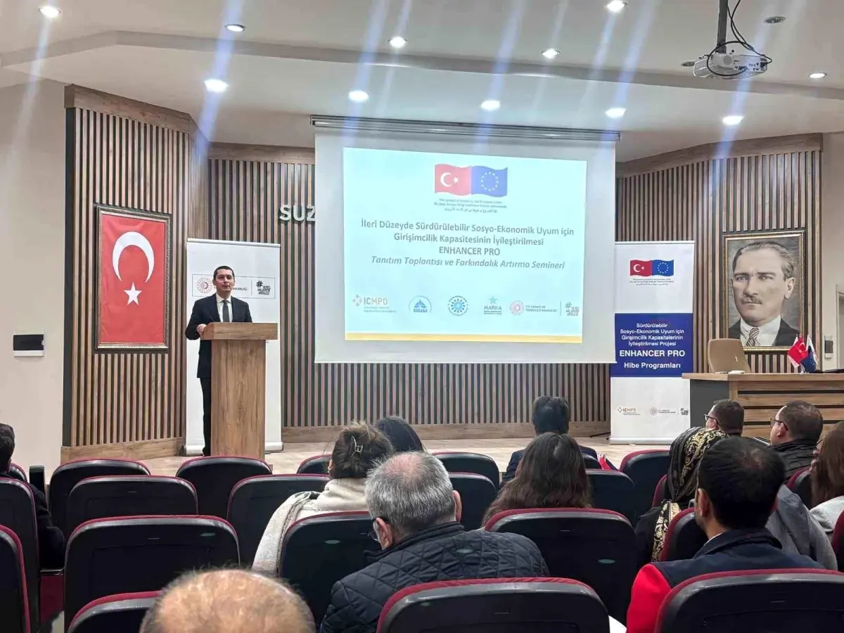 Kahramanmaraş’ta ENHANCER PRO Hibe Programı Katılımcılarına Detaylı Bilgilendirme