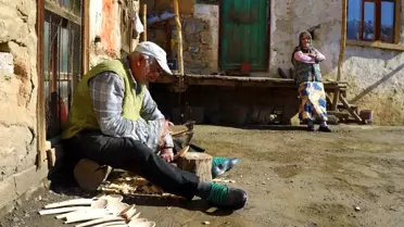 İlyas Vurgun’un atölyesinde yapılan tahta kaşıklar