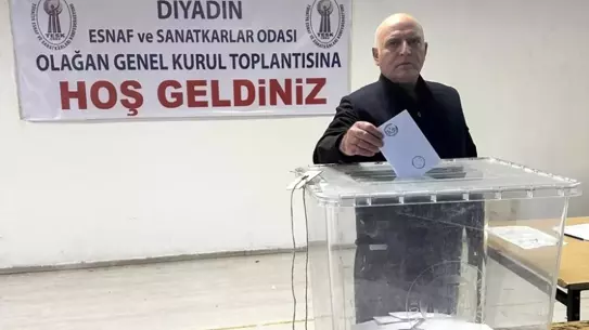 Diyadin Esnaf Odası üyeleriyle birlikte