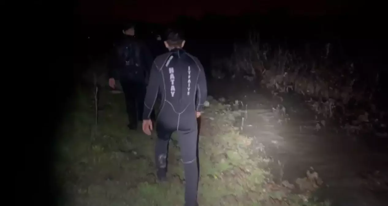 Hatay’da Asi Nehri’ne Düşen B.K.’nin Kayıp Araştırması Sürüyor