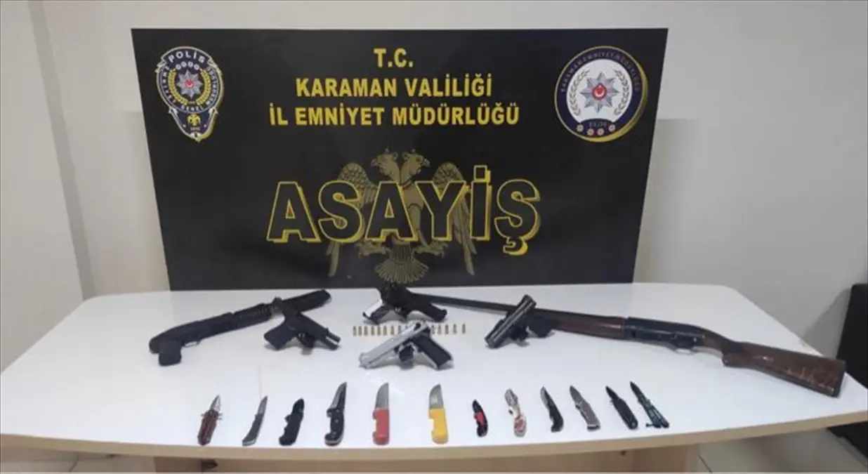 Karaman’da Operasyon Sonuçlandı: 70 Şüpheli Gözaltında, 12 Tutuklandı