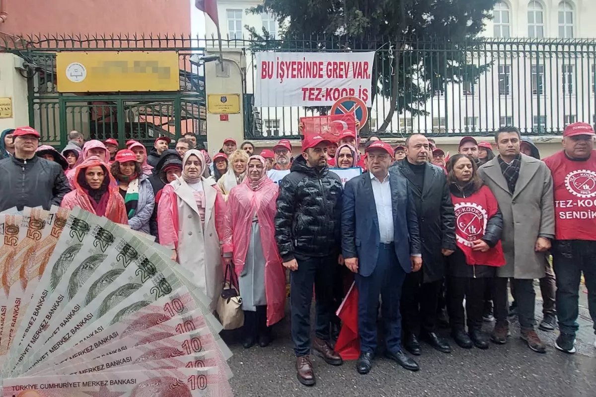 İstanbul İtalyan Lisesi Öğretmenleri, Yabancı Meslektaşlarının Ücretine Karşı Greve Çıktı