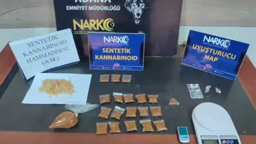 Operasyonda ele geçirilen bonzai paketleri