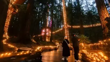 Aşk Işıkları etkinliğinde ana ışık gösterisi