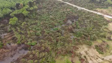 Hortum sonrası enkaz temizleniyor