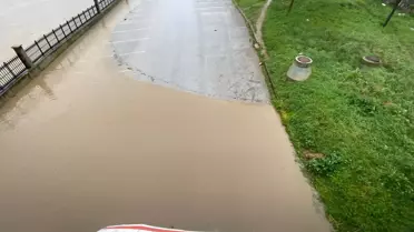 Taşan Kocabaş Çayı'nın su seviyesi