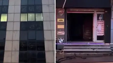 Yangın sonrası iş yerinde bulunan cesetler