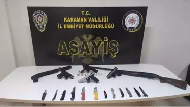 Ele geçirilen suç aletleri