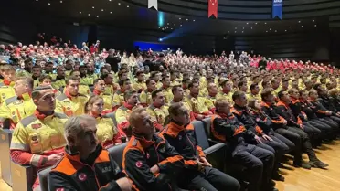 Sertifika töreninden bir anlık görüntü