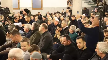 Berat Kandili töreni fotoğrafı