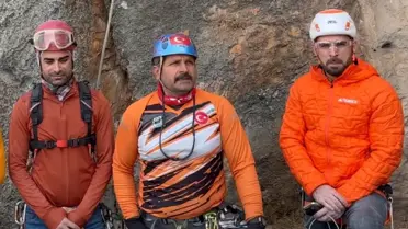 Tırmanış Bahçesi'nde aktivite yapan sporcular