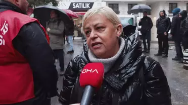 Greve katılan öğretmenler