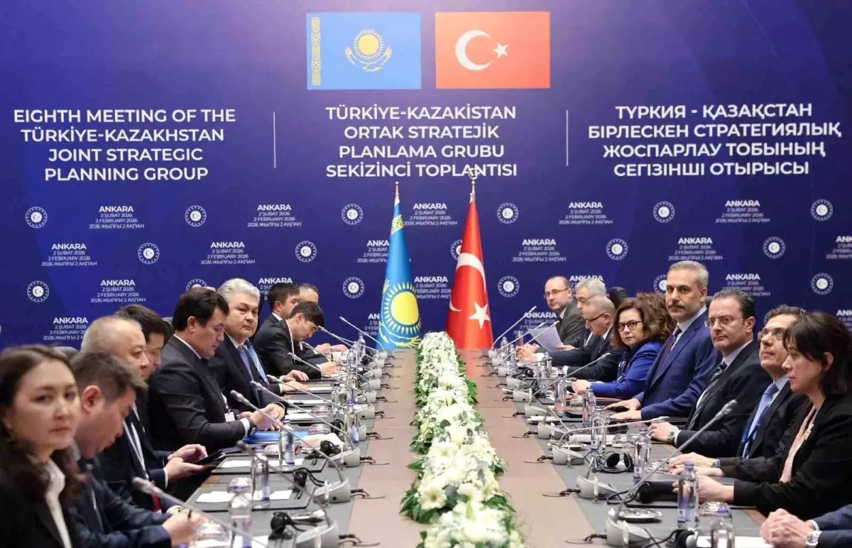 Türkiye ve Kazakistan Dışişleri Bakanları Ankara’da Stratejik Ortaklık Çerçevesinde Görüştü