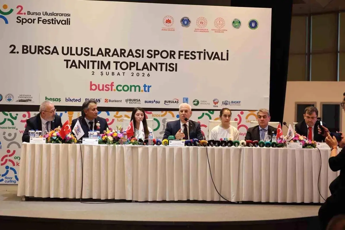 Bursa’da 2. Uluslararası Spor Festivali Heyecanı Başlıyor