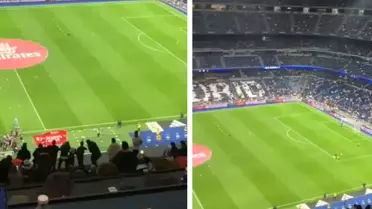 Real Madrid taraftarlarının sahada protestosu: Şampiyonlar Ligi'nde kriz büyüyor