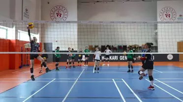 Yeşilay'ın Hakkari'deki spor etkinliğinden bir an