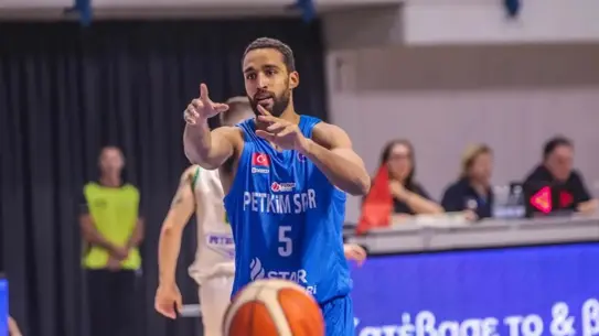 Petkimspor Avrupa Cup maçından bir an