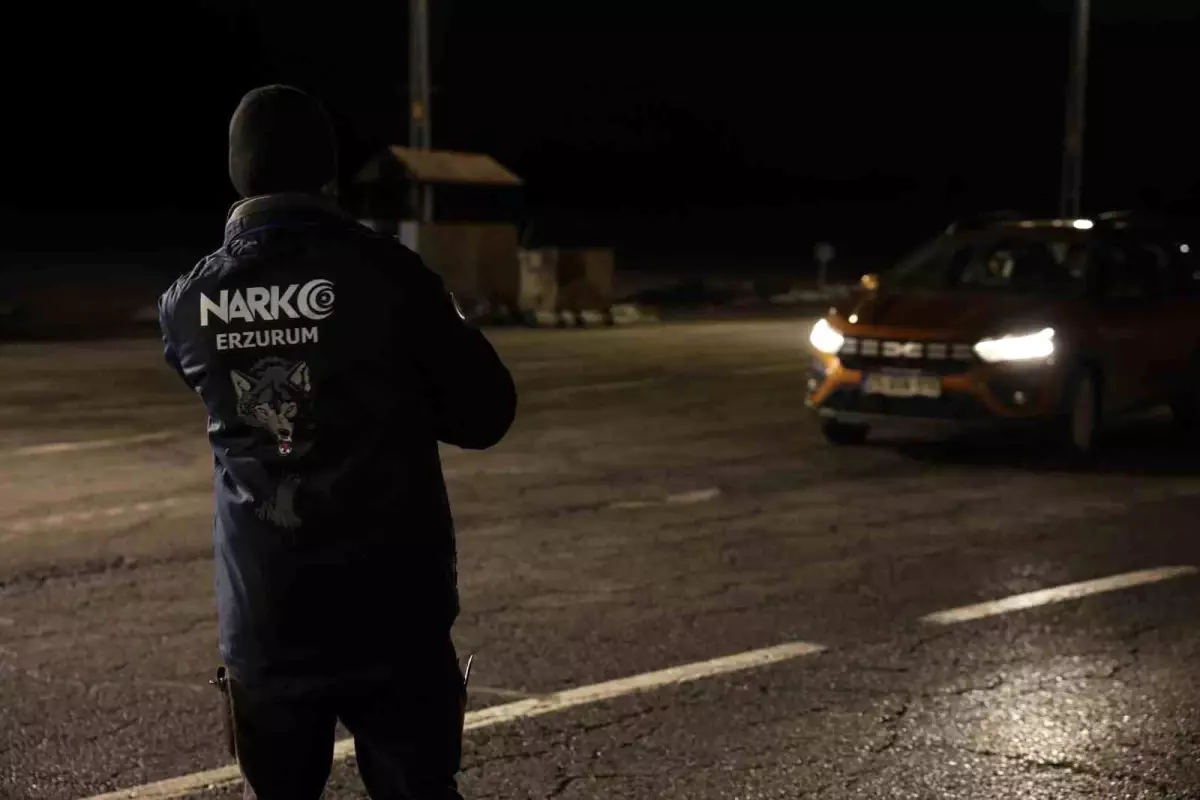 Erzurum’da Bir Ayda 43 Kilo Uyuşturucuya Darbe: 48 Milyon TL Değerinde Operasyon
