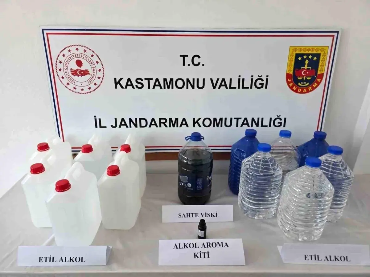 Kastamonu’da Kaçak Alkol Operasyonu: 267 Litre Kaçak Ürün Ele Geçirildi