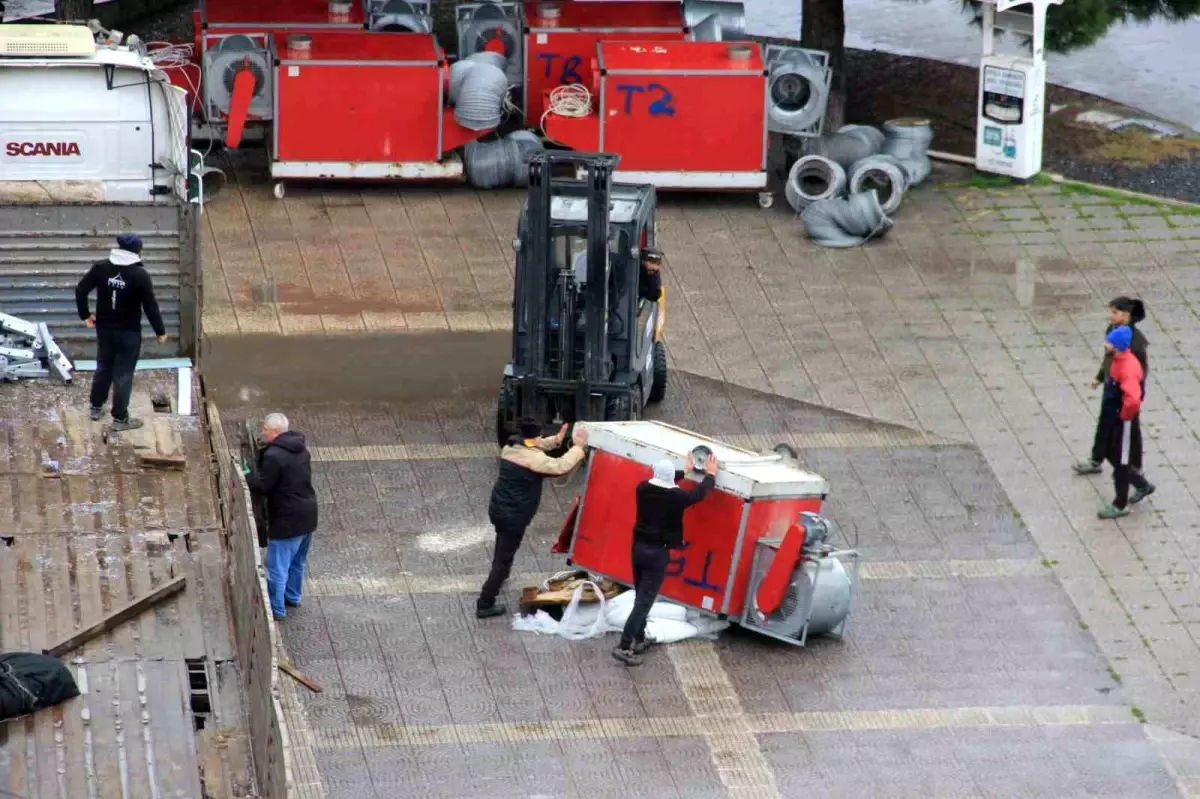 Samsun’da Havalandırma Ünitesi Düşüşü Çalışanları Korkuttu