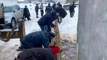 Ardahan’ın Karlıyazı Köyünde Su Şebekesi Arızası Hızlıca Giderildi