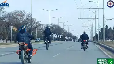 Tehlikeli motosiklet sürücüsü