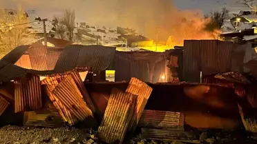 Tekman’da Yangın Korkuttu: Üç Konut Kullanılamaz Hale Geldi
