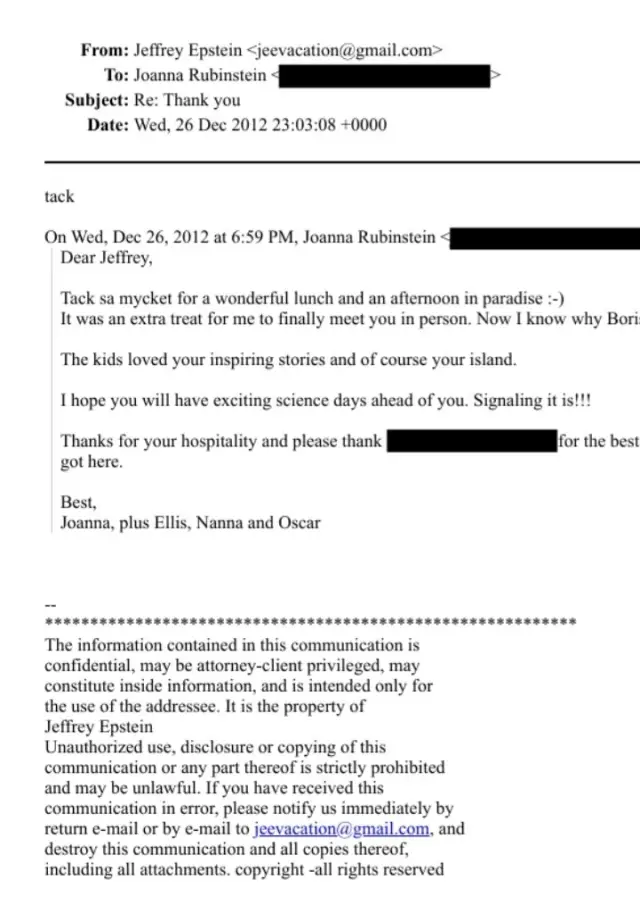 Dosyalarda yer alan teşekkür mesajı ekran görüntüsü