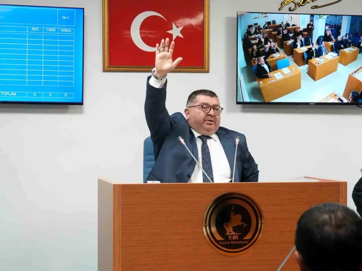 Düzce Belediye Meclisi 47 Gündemi Değerlendirdi: Su Projeleri ve Altyapı Çalışmaları Öne Çıktı