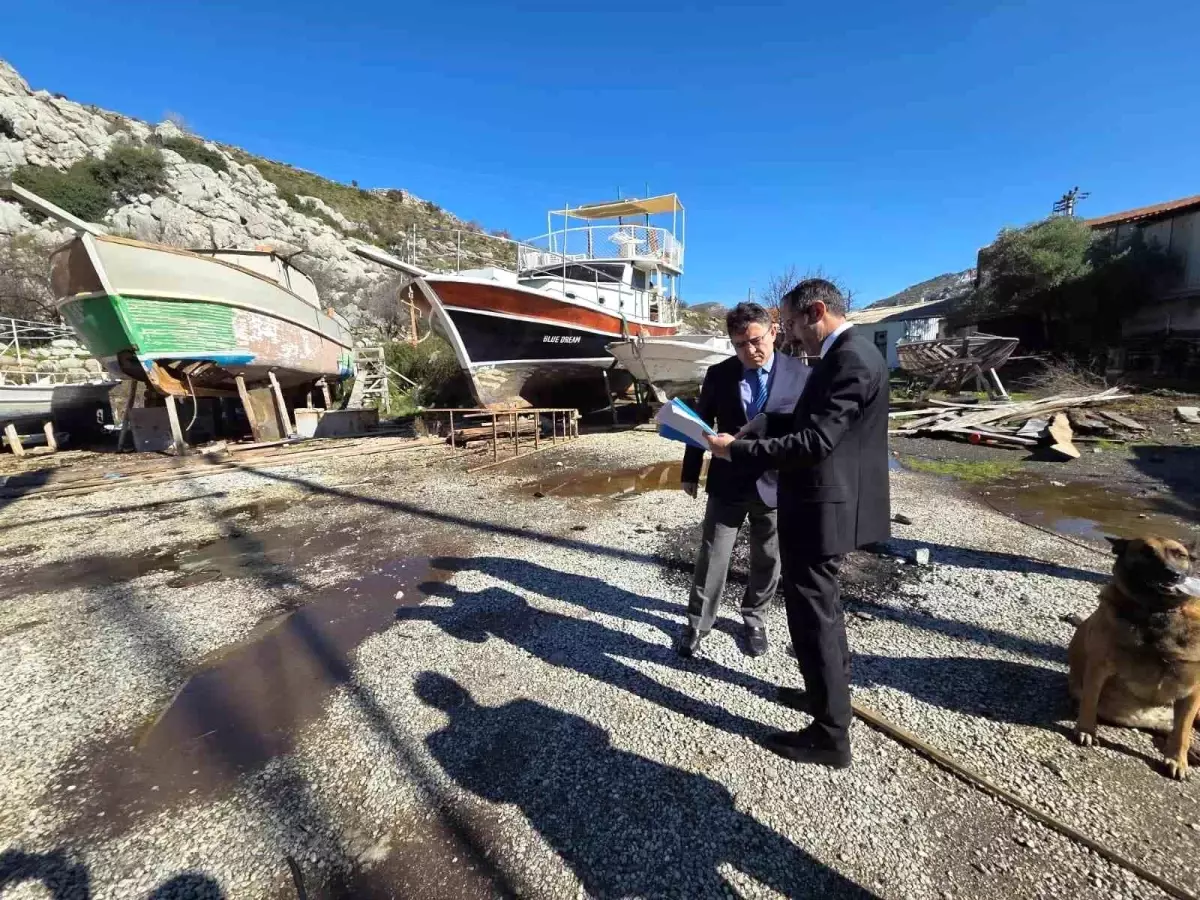 Marmaris Bozburun Tersane Bölgesi’nde Yatırım Alanları Detaylı İncelendi