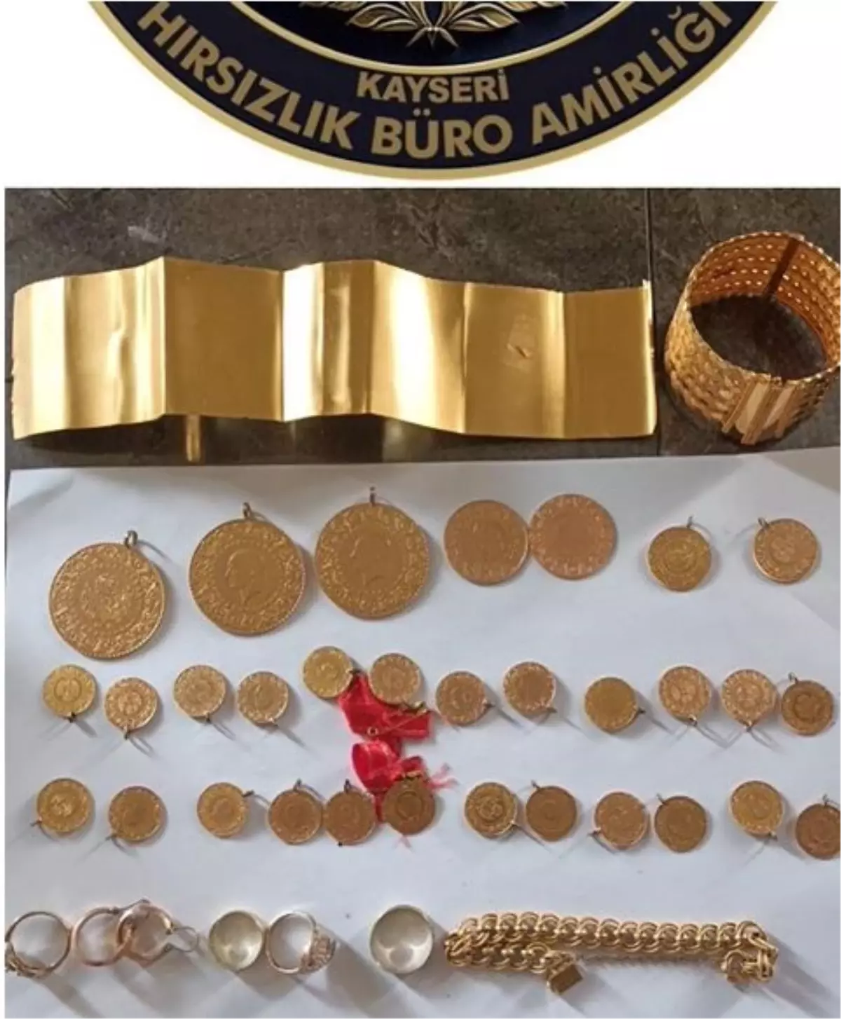 Kayseri'de 1,7 Milyon TL'lik Ziynet Eşyası Hırsızlığı Sonucu Tutuklamalar