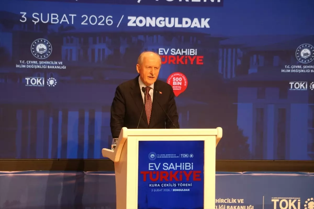 Zonguldak'ta 1872 Konutun Sahipleri Kura Çekimiyle Belirlendi: Yüzyılın Konut Projesi Başladı