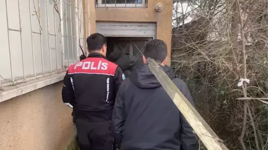 Polis ekiplerinin şüpheliyi yakaladığı an