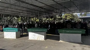 Kaza yerinde çekilmiş fotoğraf