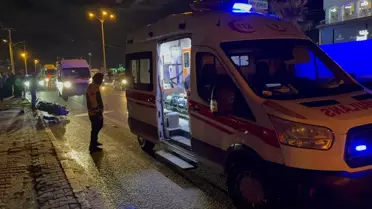 Kazada yaralanan kardeşin hastane görüntüsü