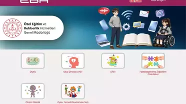 Platformda sunulan dijital materyal örnekleri