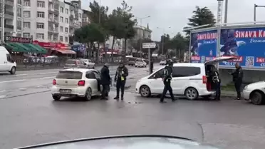 Korsan taksicilerin tutuklandığı an