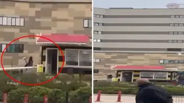 Bursa’da Kadın Taksi Durağını Camlarıyla Saldırdı