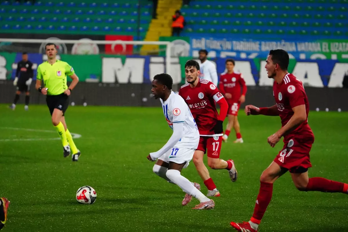 Ziraat Türkiye Kupası'nda Çaykur Rizespor ve Beyoğlu Yeni Çarşı 1-1 Berabere Kaldı