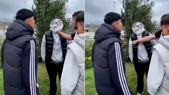 Olayın sosyal medyada paylaşılan görüntüsü