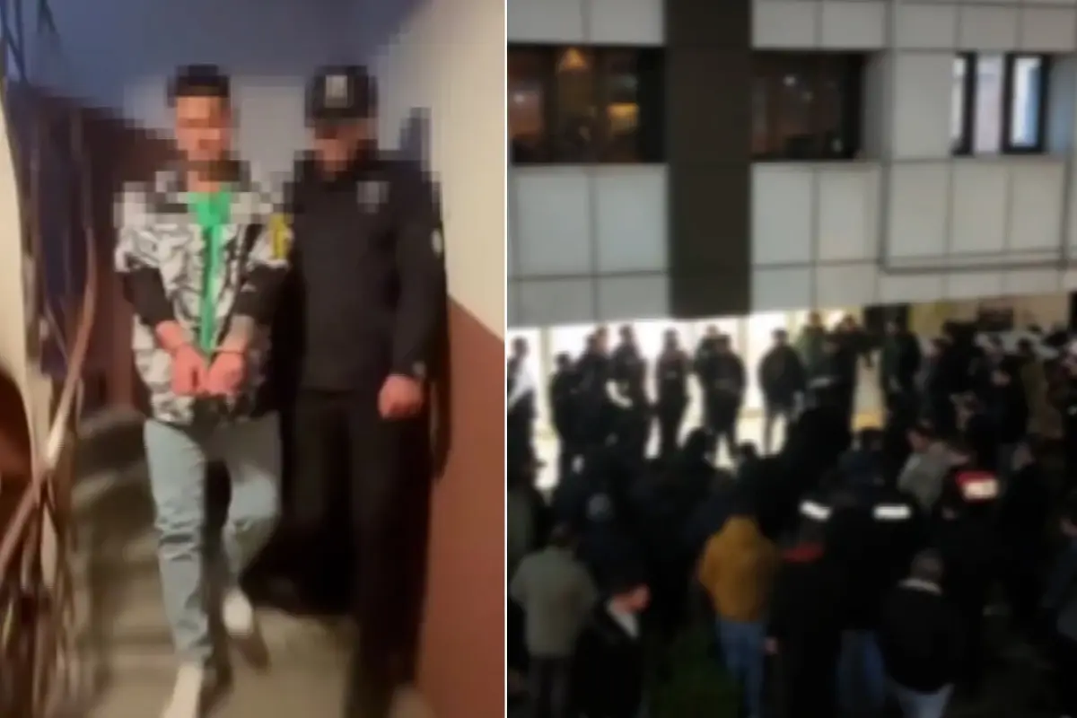 Operasyonda gözaltına alınan şüpheliler