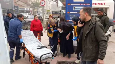 İnegöl'de 80 Yaşındaki Kadına Çarptığı Kargo Minibüsü Olayı