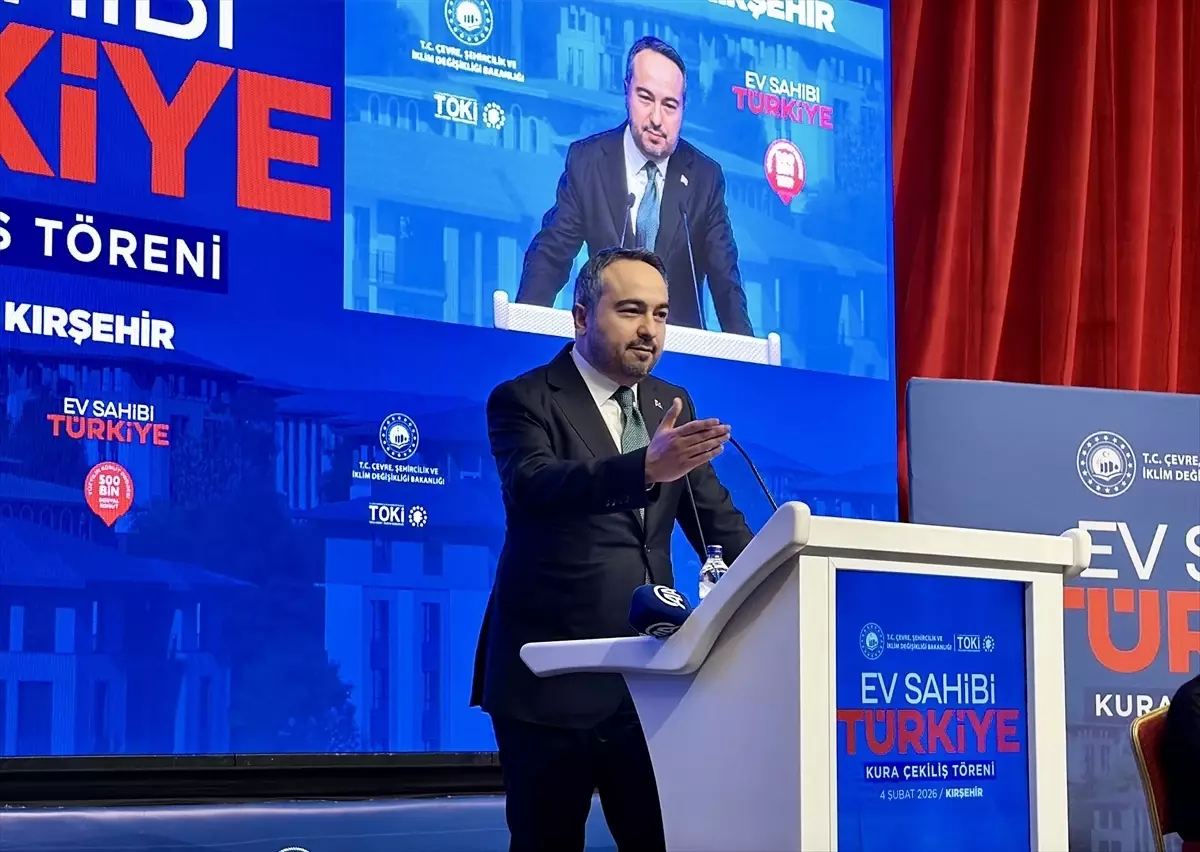 Kırşehir’de ‘Yüzyılın Konut Projesi’ İçin 1.633 Daireye Kurayla Sahiplik Verildi