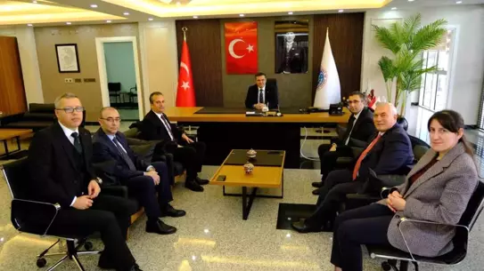 Gelir İdaresi Heyeti Erzincan’da Ticaret ve Sanayi Odası’nı Ziyaret Etti