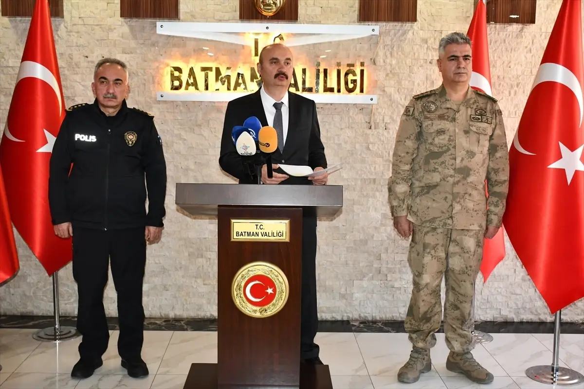 Batman’da Asayişte %28 Düşüş ve Kaçakçılıkla Mücadelede Yeni Başarılar