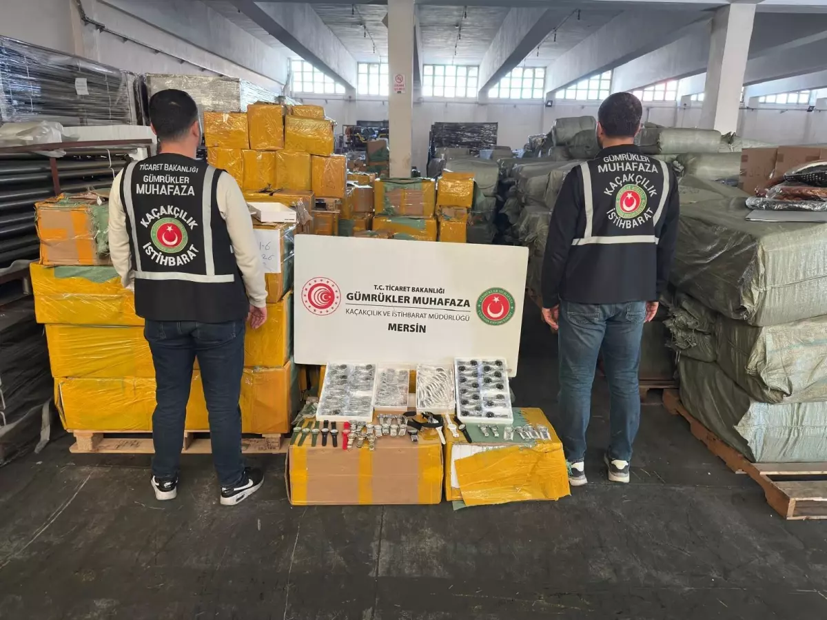 Mersin'de 116 Bin Taklit Kol Saati 1,5 Milyar TL Değerinde Ele Geçirildi