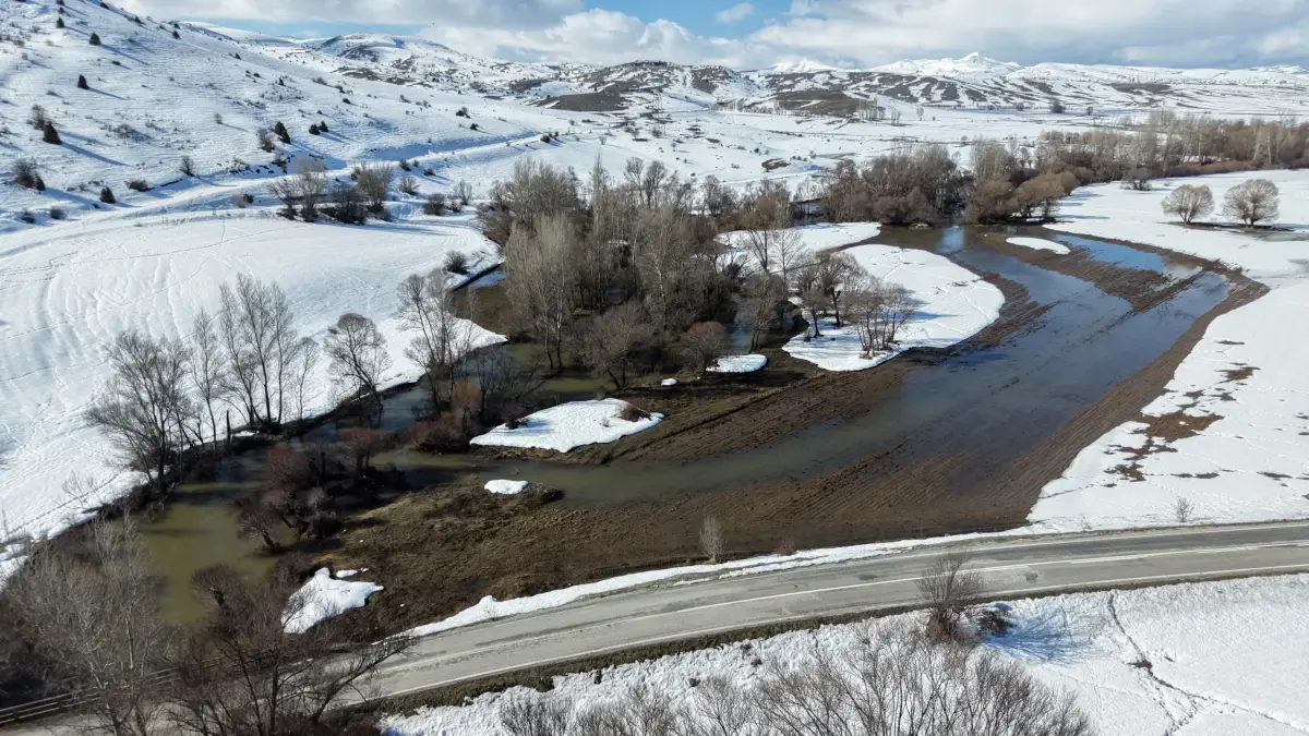 Yıldızeli'de Kar Sularının Erimesiyle Şiddetli Su Taşkını: 2 Ev Su Altında Kaldı