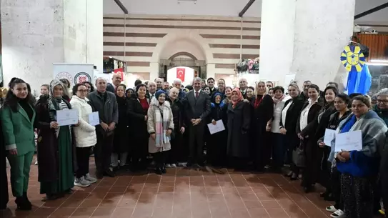 Edirne Bedesten’de SODAM Kursiyerlerinin El Emeği Ürünlerine Yer Verildi