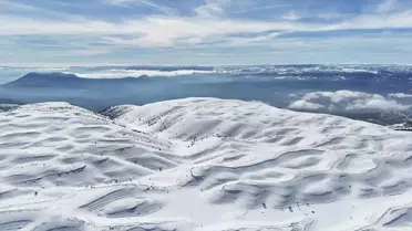 Sertavul Geçidi'nde Kışın Büyüsü: Drone ile Görülen Bembeyaz Manzaralar