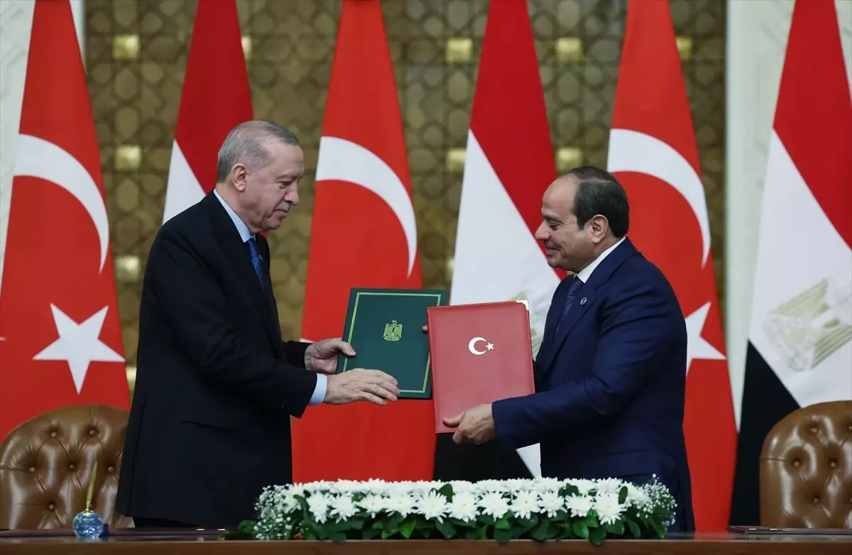 Türkiye ve Mısır Arasındaki Stratejik Anlaşmalar Resmi Törenle İmzalandı